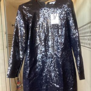 Diane Von Furstenberg Sparkling Midnight Dress